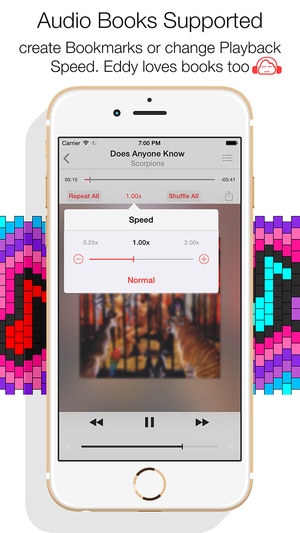 Screenshot Eddy Cloud Music Pro on iPhone