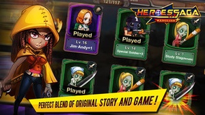 Screenshot Heroes Saga en on iPhone