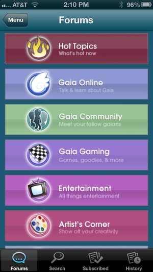 Screenshot Gaia On The Go on iPhone
