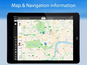 Screenshot WorldMate on iPad