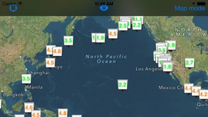 Screenshot iEarthquake Lite on iPhone