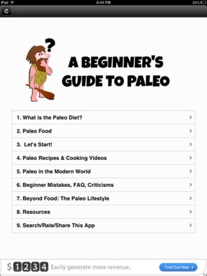 Screenshot A Beginner's Guide to Paleo on iPad