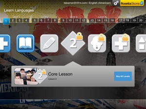 Screenshot Learn Languages: Rosetta Stone on iPad