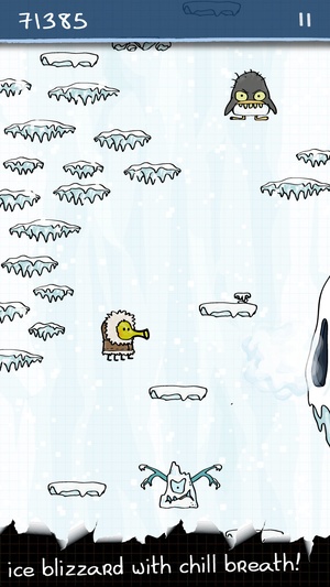 Screenshot Doodle Jump on iPhone