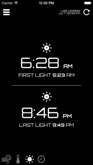 Screenshot Wind Compass on iPhone