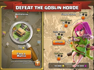 Screenshot Clash of Clans on iPad
