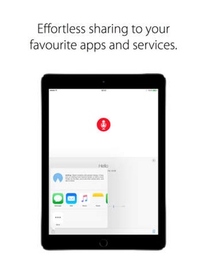Screenshot Just Press Record: Voice and Audio Recorder with Automatic Sync on iPad
