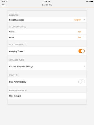 Screenshot Lower Body Sworkit on iPad