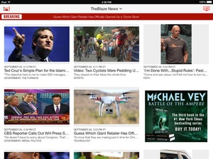 Screenshot TheBlaze on iPad