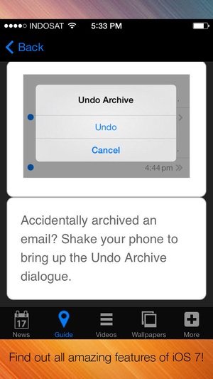 Screenshot GUIDE 360 for iOS 7 & iPhone 5s Users on iPhone