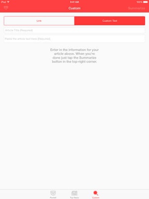 Screenshot Gist on iPad