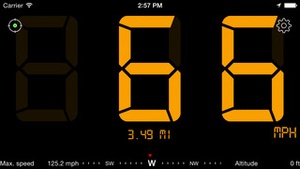 Screenshot Speedometer Free Speed Box on iPhone