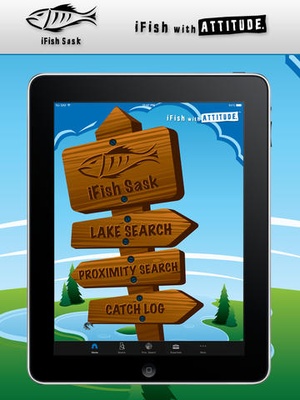 Screenshot iFish Saskatchewan on iPad