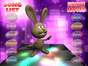 Screenshot Dancing Easter Bunny on iPad