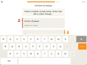 Screenshot Learn Russian with Babbel on iPad