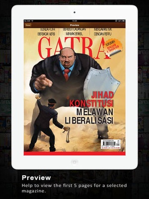 Screenshot Wayang Force Book and Magazine Reader on iPad