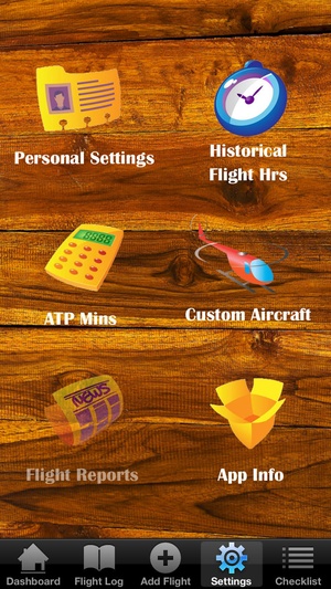 Screenshot Army Flight Log on iPhone