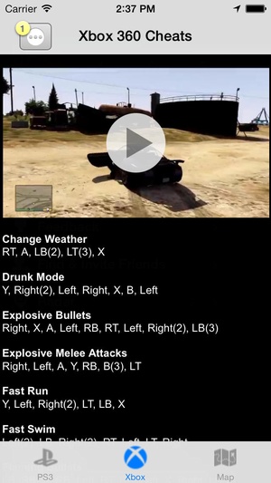 Screenshot Cheats on iPhone
