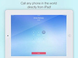 Screenshot Free Calling and Free Texting App, Cheap International Phone Calls and Messenger for iPhone, iPod and iPad by Voxofon on iPad