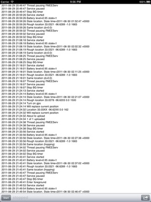Screenshot GPS Location Tracker for iPhone and iPad on iPad