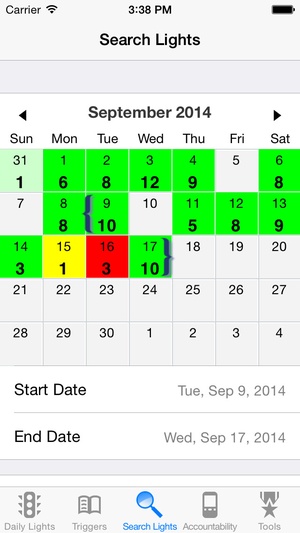 Screenshot recoveryBox Addiction Recovery Toolbox on iPhone