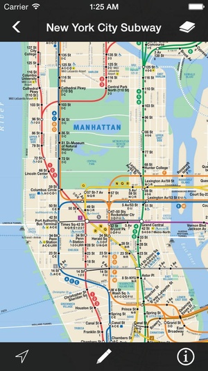 Screenshot Metro Maps on iPhone