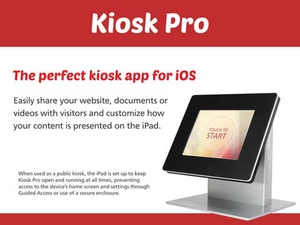 Screenshot Kiosk Pro on iPad