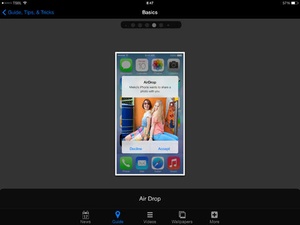 Screenshot GUIDE 360 for iOS 7 & iPhone 5s Users on iPad
