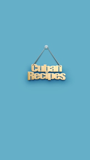 Screenshot cubansRecpes on iPhone