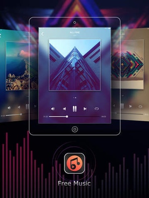 Screenshot Free Music Online and MP3 Player Manager on iPad