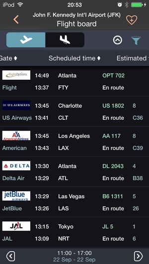 Screenshot FlightHero Pro ► Airline Flight Status Tracker on iPhone