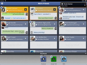 Screenshot Tap to Chat: Facebook Chat, GTalk / Google Talk and MSN Messenger on iPad