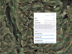 Screenshot Lake District Maps Offline on iPad