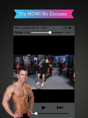 Screenshot Gym Workout Programs on iPad