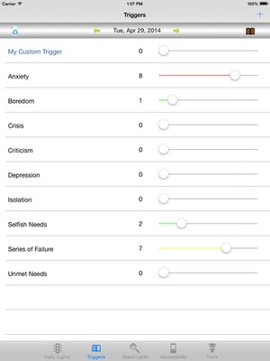 Screenshot recoveryBox Addiction Recovery Toolbox on iPad