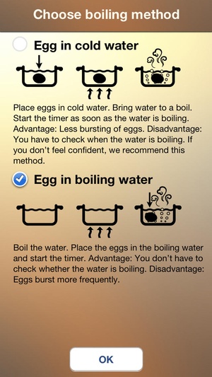 Screenshot The perfect Egg timer on iPhone