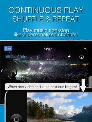 Screenshot Free Music Player: MixerBox 3 on iPad