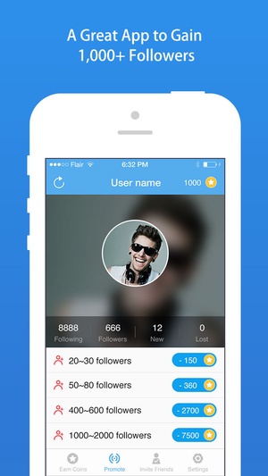Screenshot TwitFollower for Twitter on iPhone