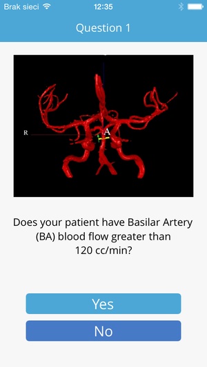 Screenshot VERiTAS Algorithm on iPhone