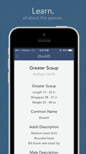 Screenshot iDuckID on iPhone