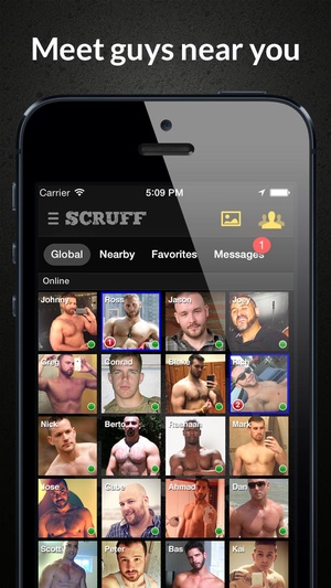 Screenshot SCRUFF on iPhone