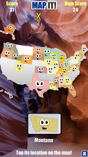 Screenshot Stack the States™ on iPhone