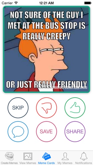 Screenshot Meme Creator/Viewer on iPhone