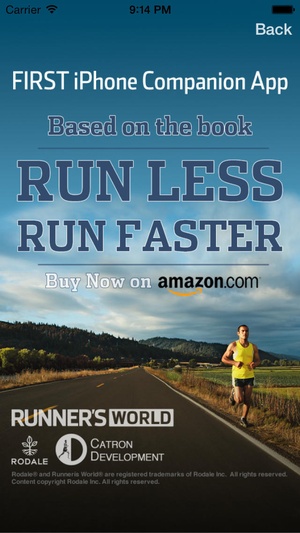Screenshot Run Less Run Faster on iPhone