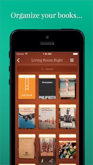 Screenshot Evershelf on iPhone