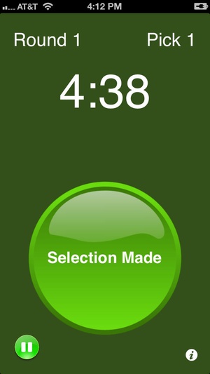Screenshot Draft Timer on iPhone