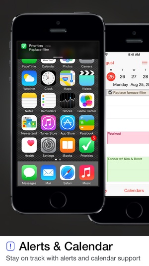 Screenshot Priorities on iPhone