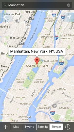 Screenshot We Maps 02 for Google Maps, Street View and Terrain Map on iPhone