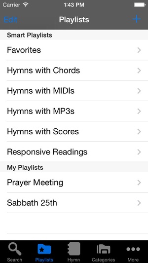 Screenshot The Advent Hymnal on iPhone