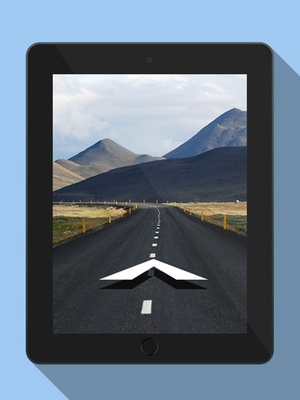 Screenshot GPS Navigation for Google Maps on iPad